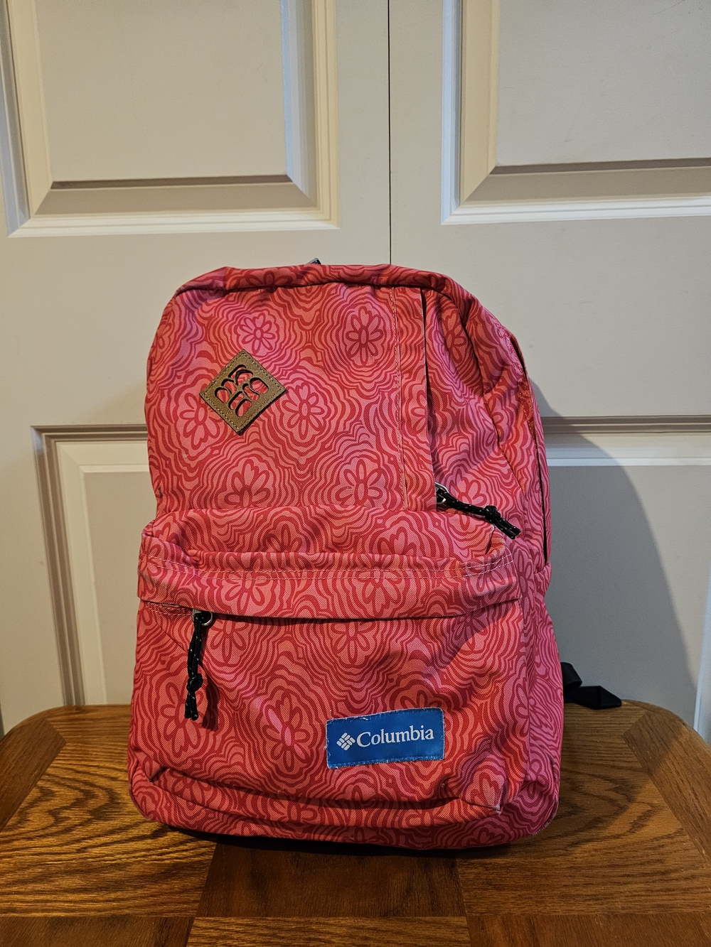 Columbia Pink Patterned Backpack -